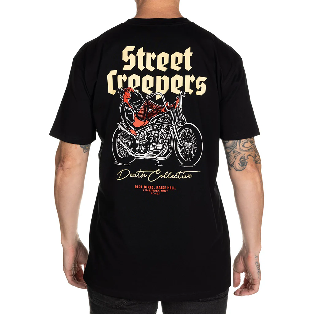 Death Collective - Street Creepers Black Tee - Image 2