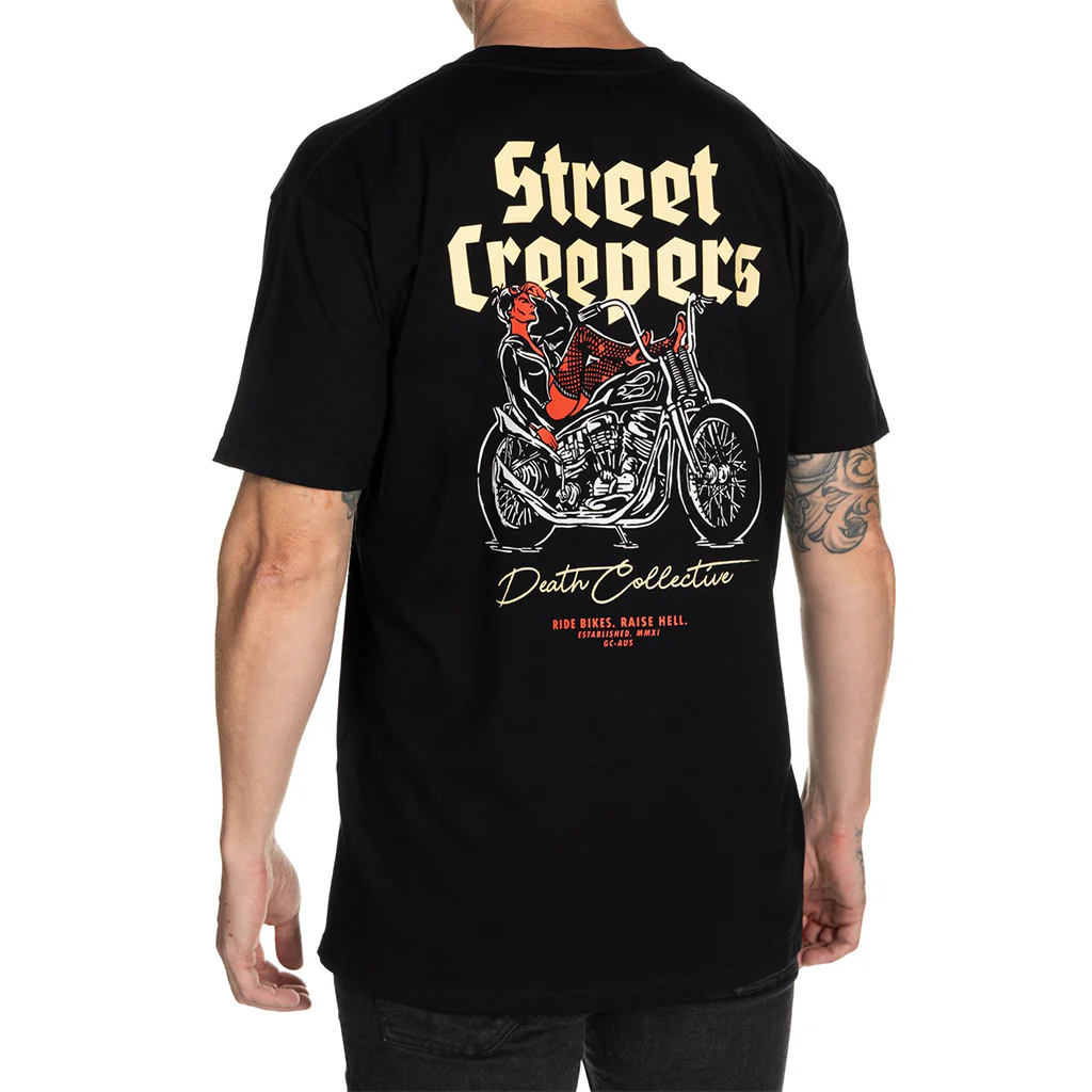 Death Collective - Street Creepers Black Tee - Image 3