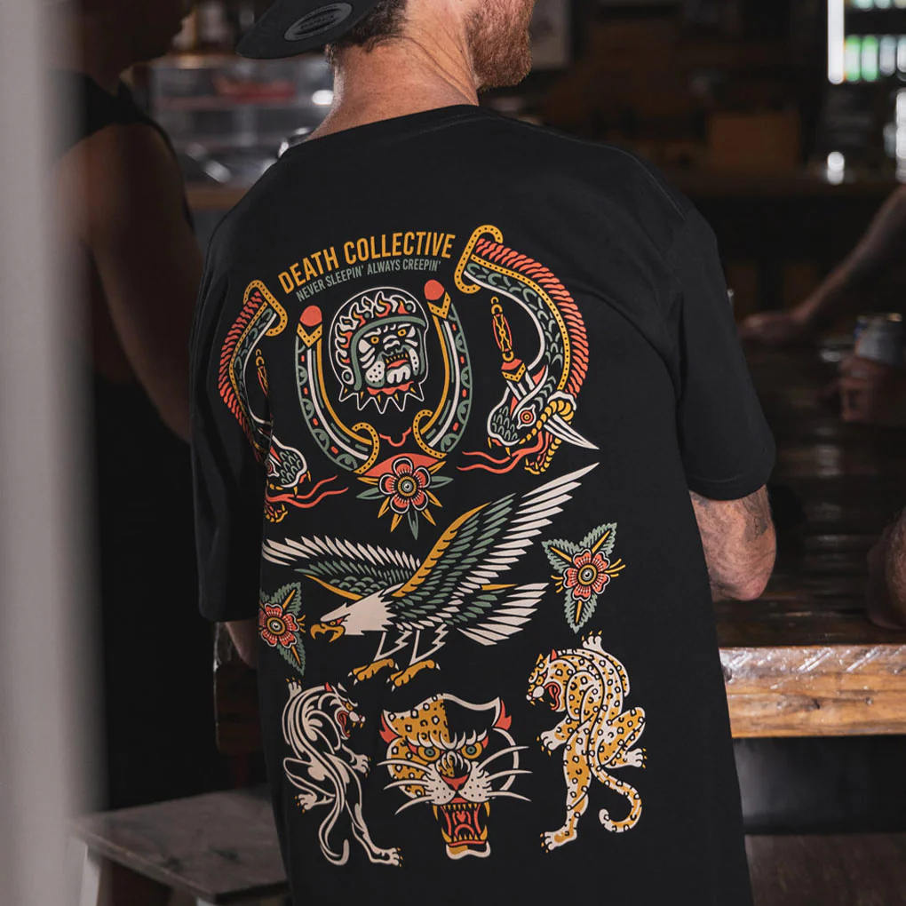 Death Collective - Black Tatty Tee - Image 4