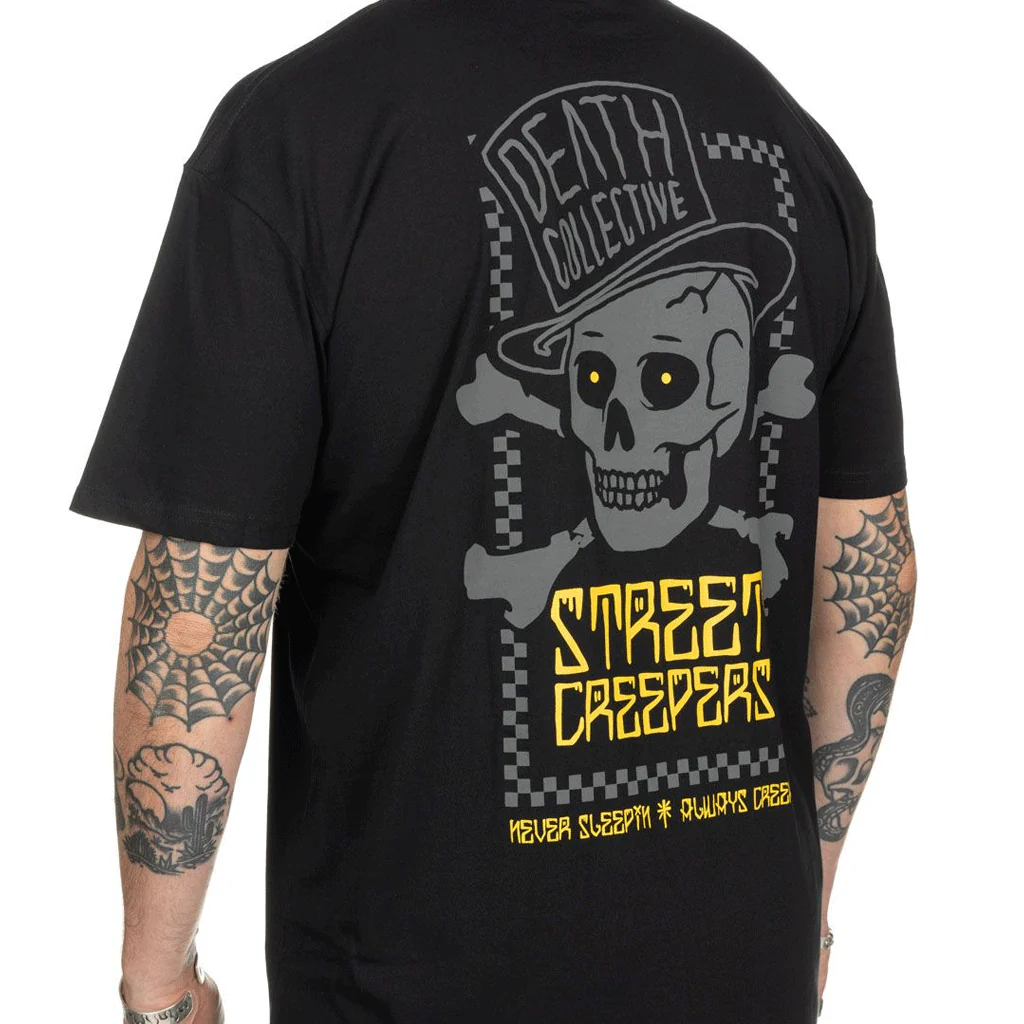 Death Collective - Tophat Black Tee - Image 2