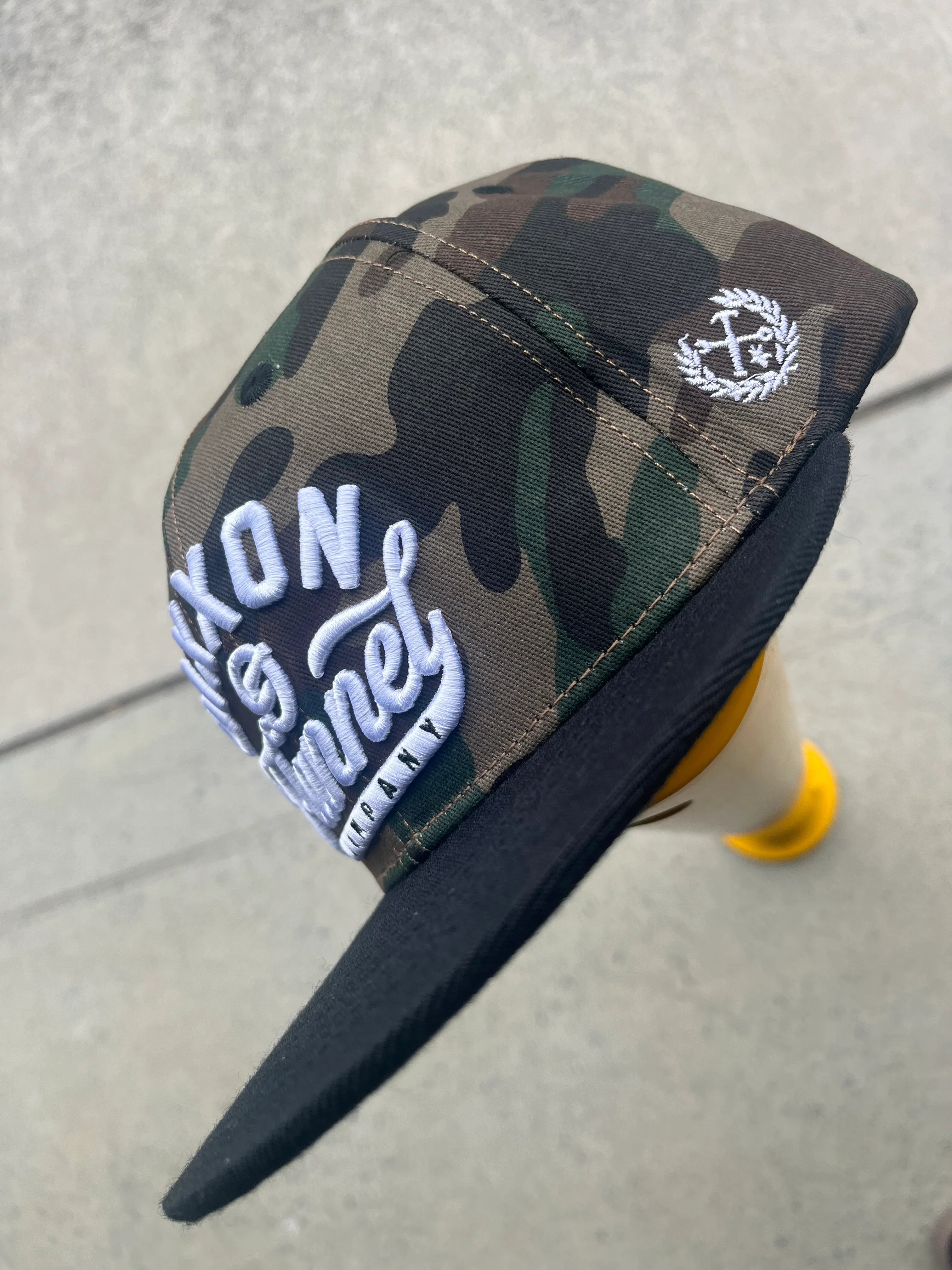 Dixxon - Camo Script Snapback Hat - Image 3