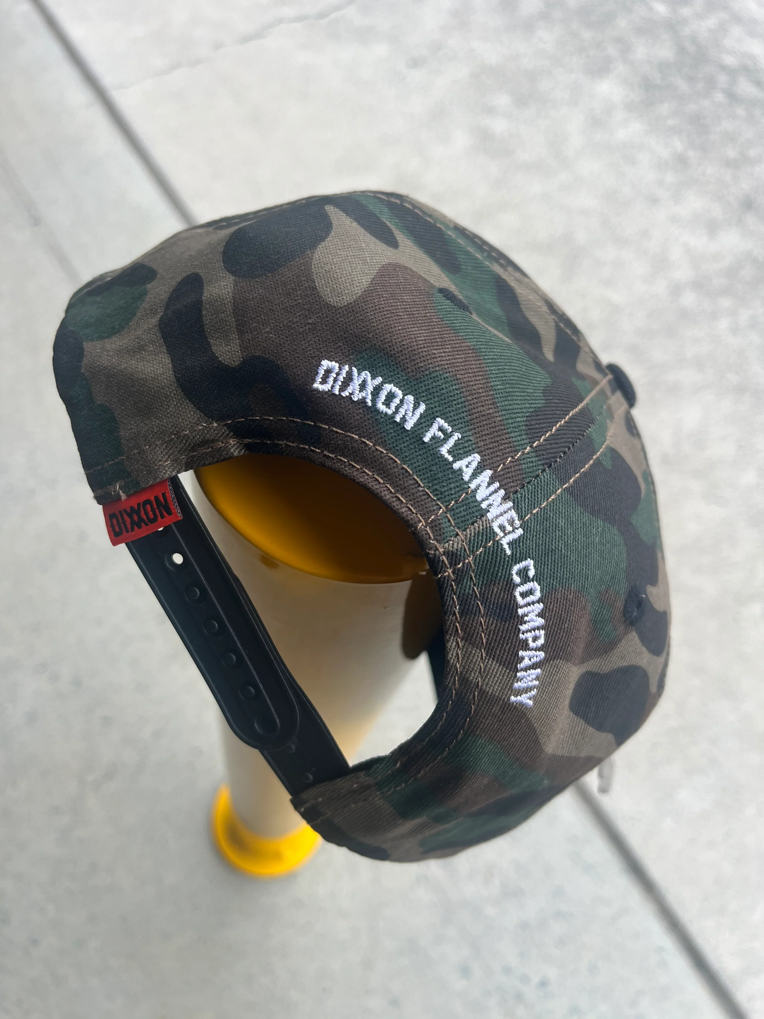 Dixxon - Camo Script Snapback Hat - Image 4