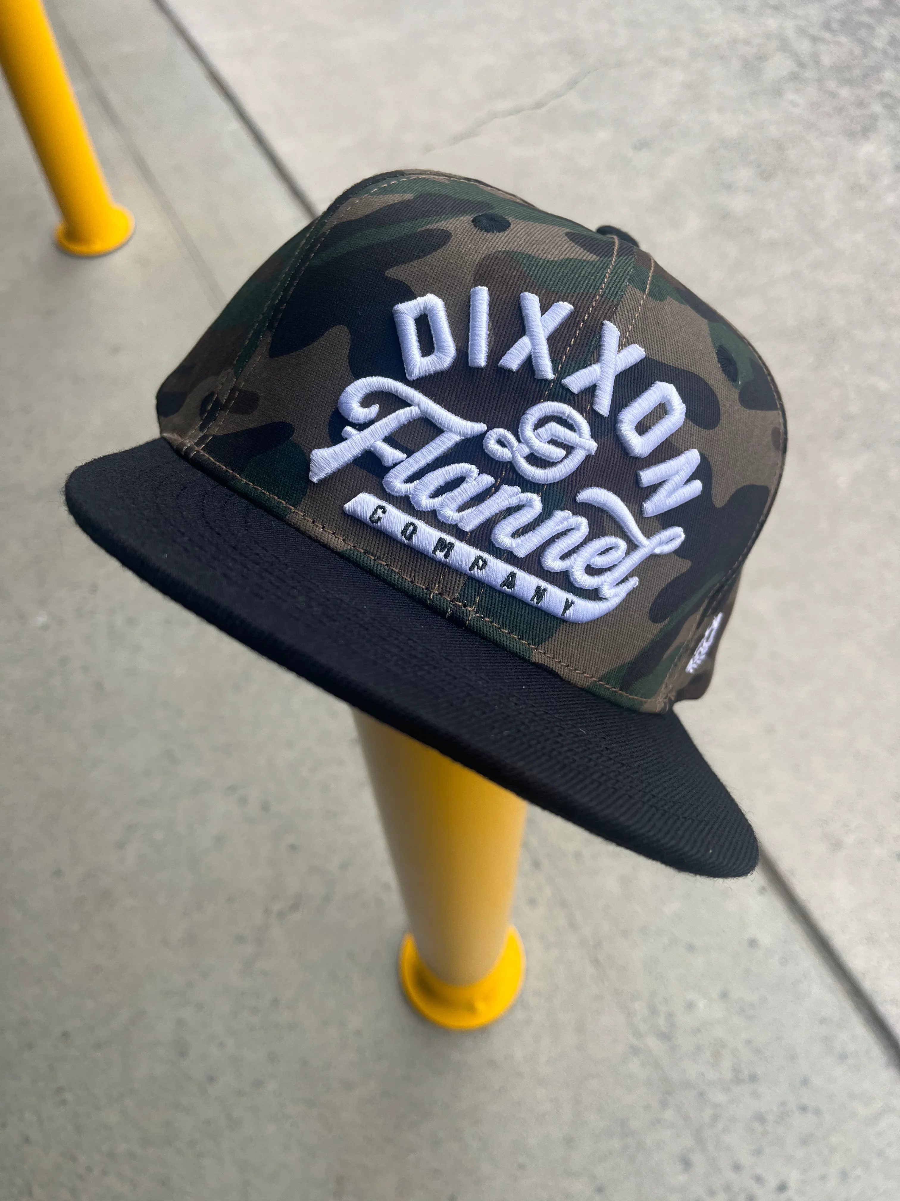 Dixxon - Camo Script Snapback Hat - Image 6