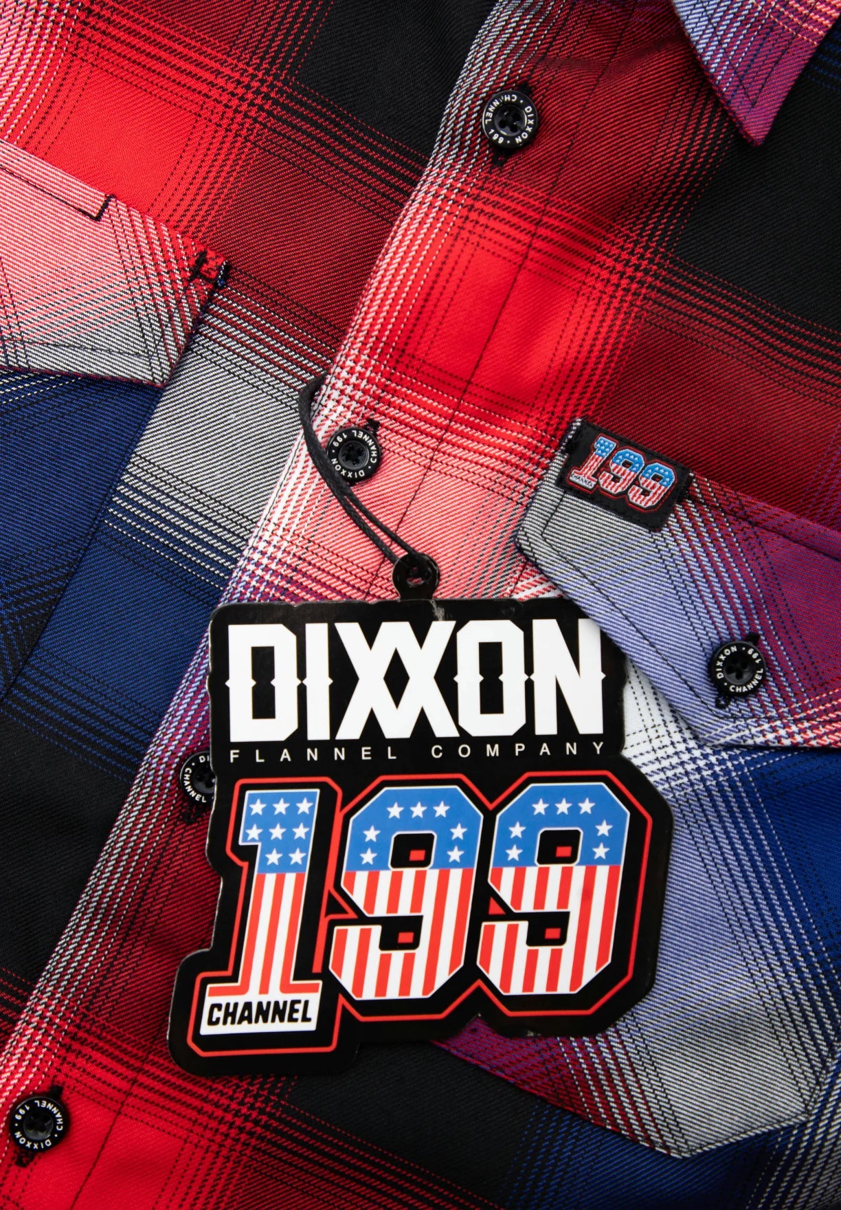 Dixxon - Travis Pastrana Channel 199 Mens Flannel - Image 2