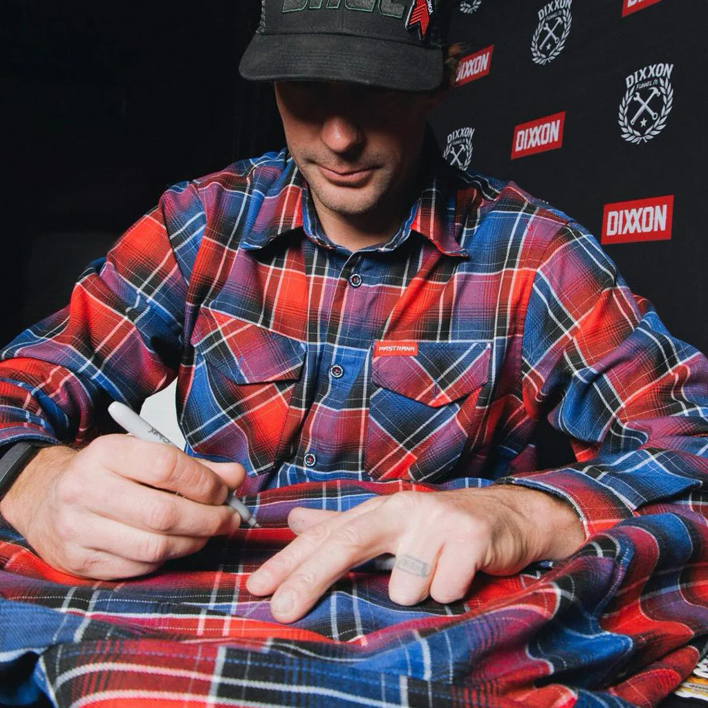 Dixxon - Travis Pastrana TP199 Blue/Red Flannel - Image 3