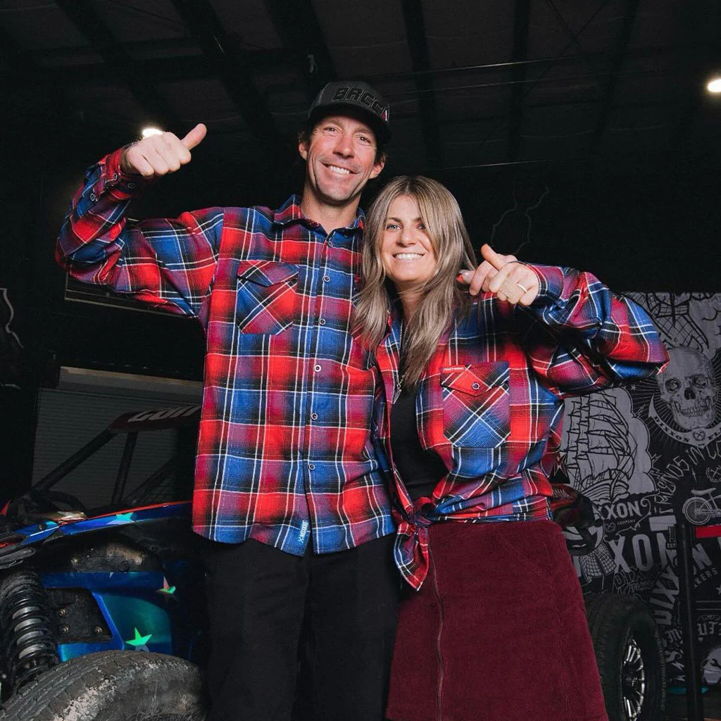 Dixxon - Travis Pastrana TP199 Blue/Red Flannel - Image 4
