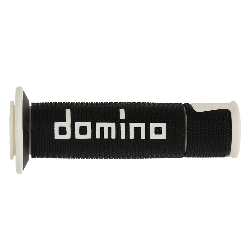 Domino - A450 Black/White Road Grips - Image 2