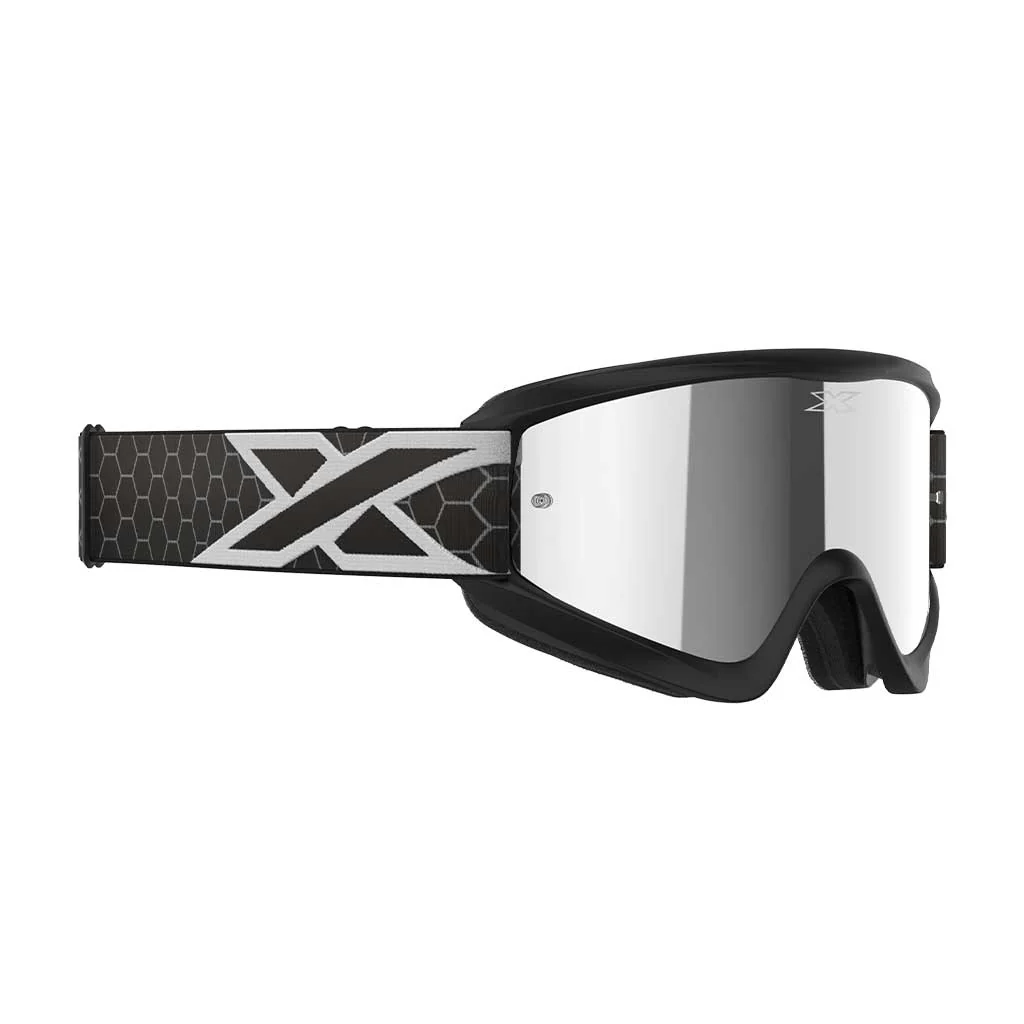 EKS - Gox Flat Out Black/White Mirrored Lens Goggle - Image 2