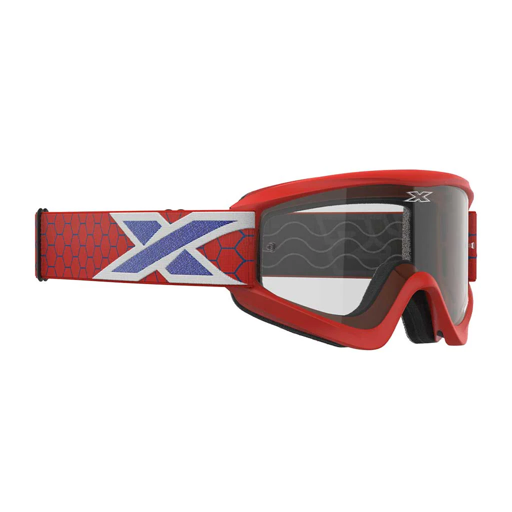 EKS - Gox Flat Out Red/Blue Clear Lens Goggle - Image 2