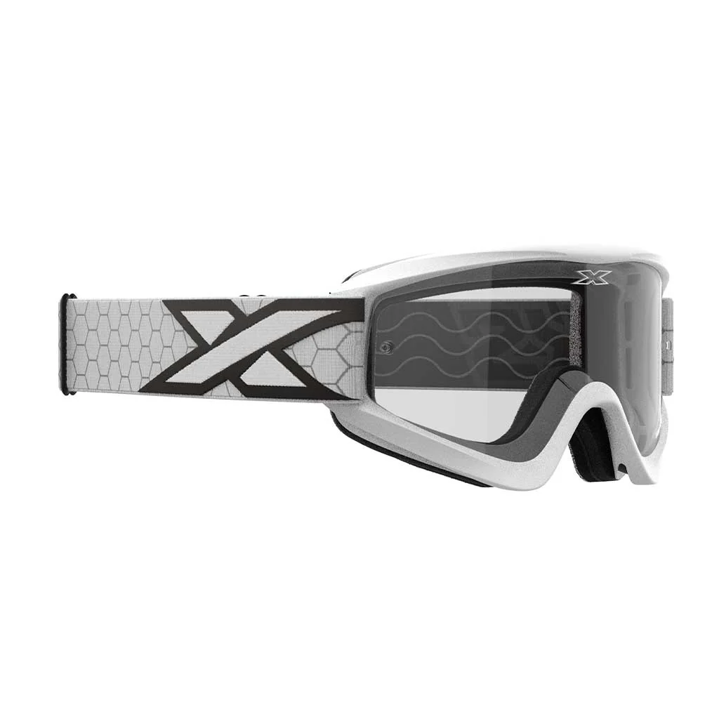 EKS - Gox Flat Out White/Black Clear Lens Goggle - Image 2