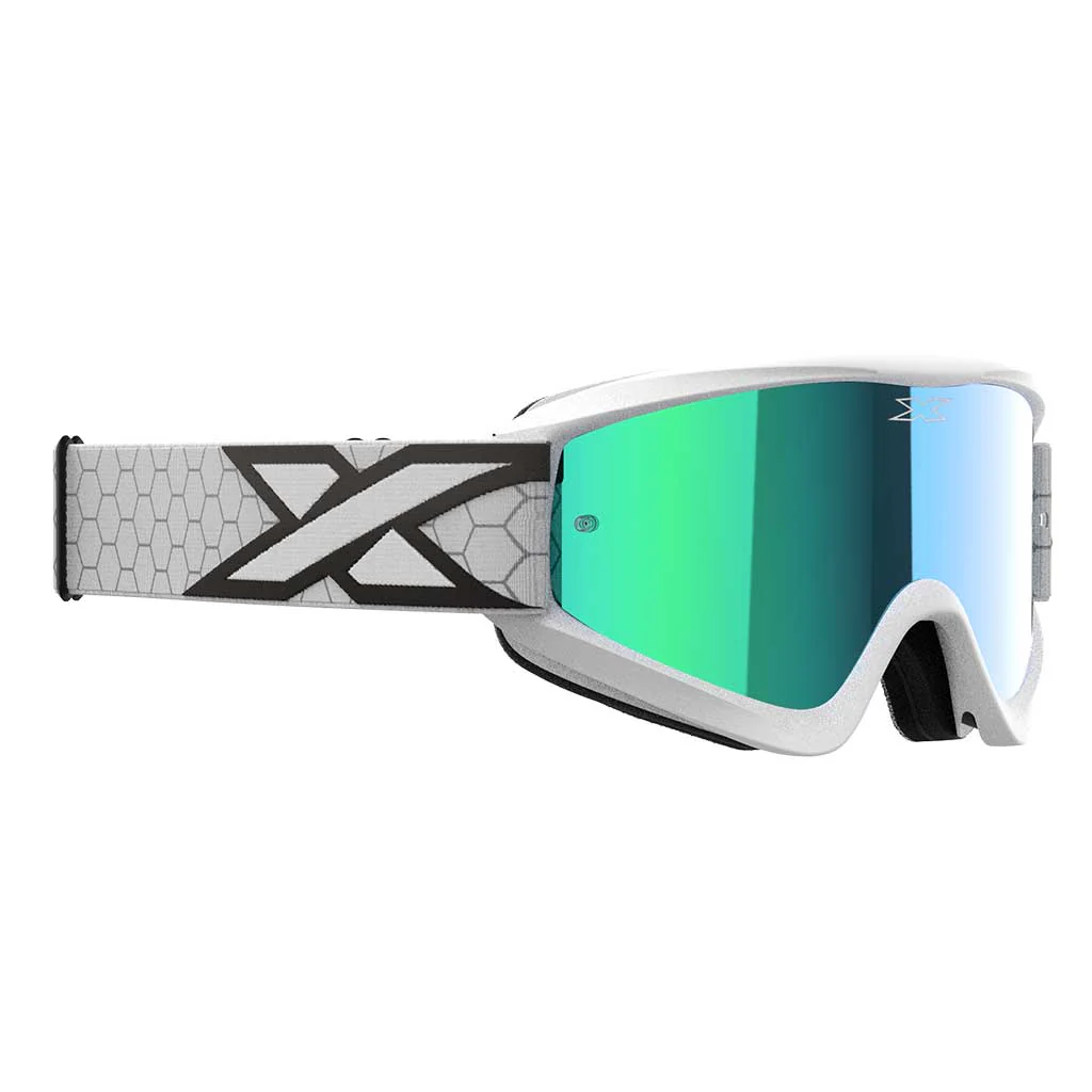 EKS - Gox Flat Out White/Black Mirrored Lens Goggle - Image 2