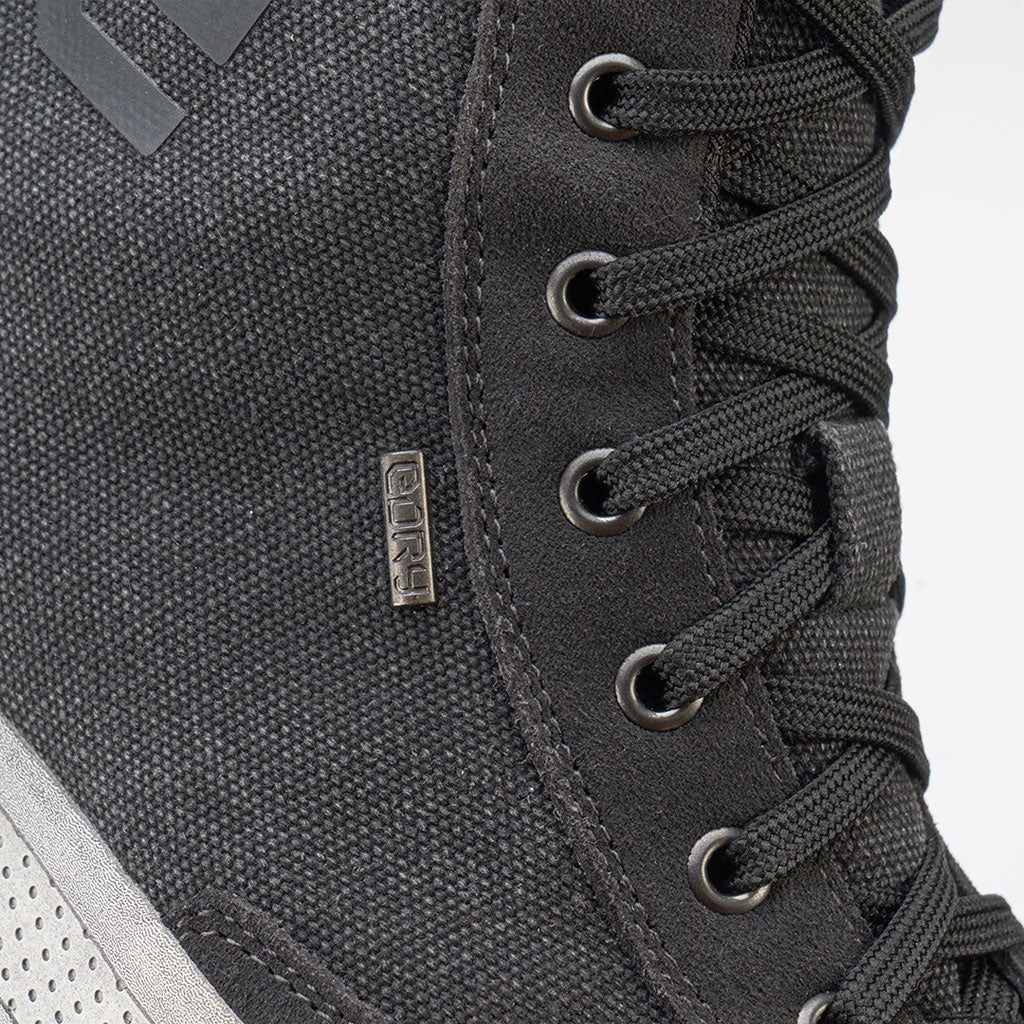 Eleveit - Antibes WP Anthracite Canvas Ride Shoes - Image 3