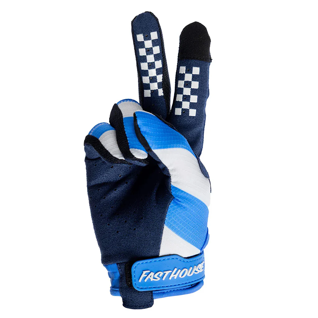 Fasthouse - 2026 Elrod Ether Electric Blue/Navy Gloves - Image 3