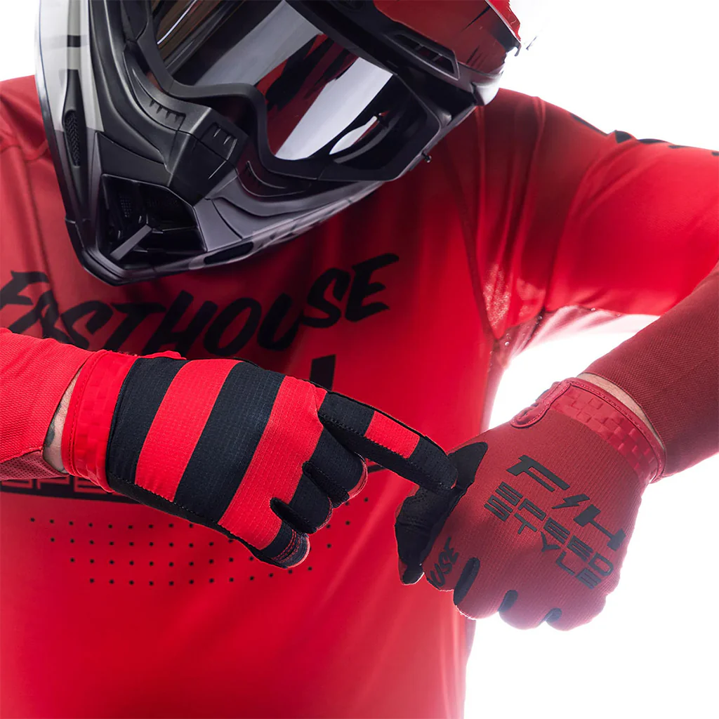 Fasthouse - 2026 Elrod Ether Red/Jester Red Gloves - Image 4