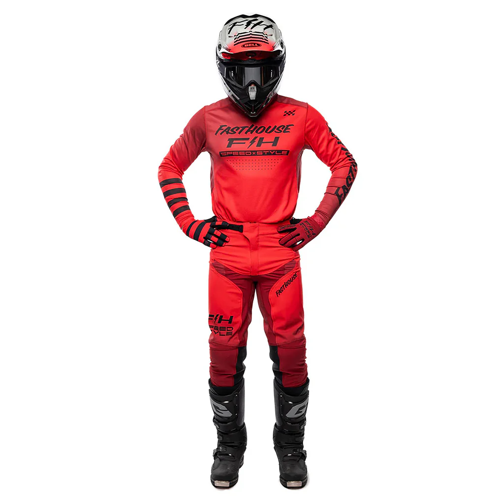 Fasthouse - 2026 Elrod Ether Red/Jester Red MX Combo - Image 2
