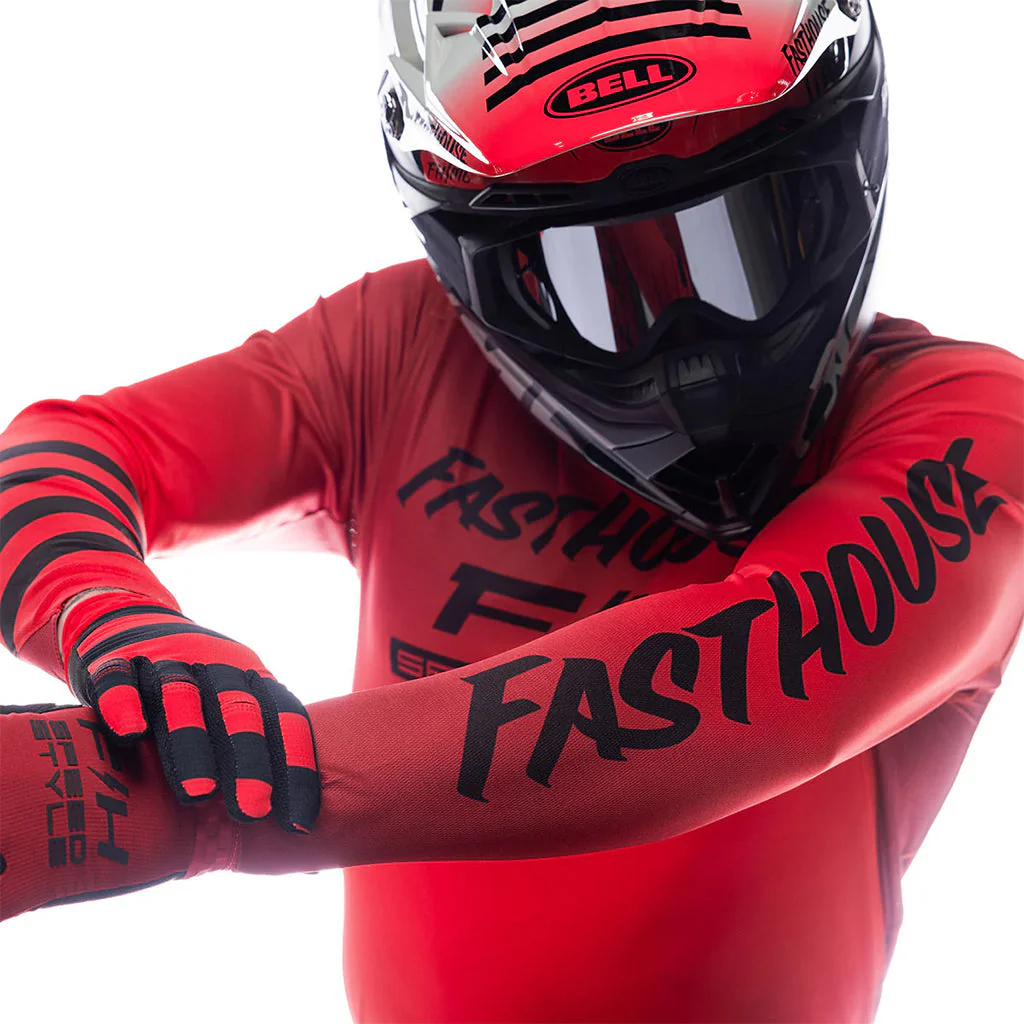 Fasthouse - 2026 Elrod Ether Red/Jester Red MX Combo - Image 6