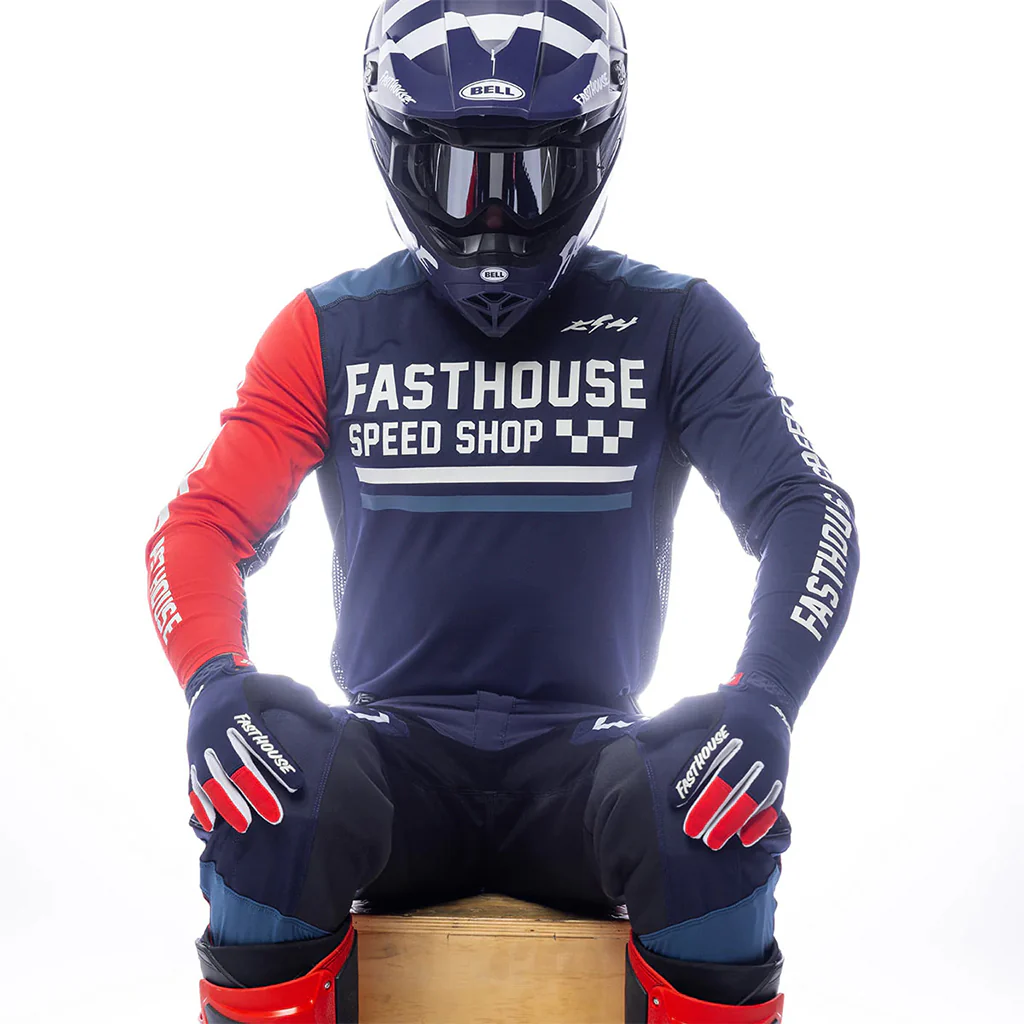 Fasthouse - 2026 Grindhouse Hudson Blue/Red MX Combo - Image 10