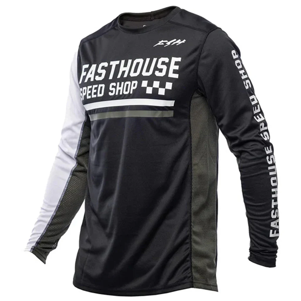 Fasthouse - 2026 Youth Grindhouse Hudson Black/White MX Combo - Image 2