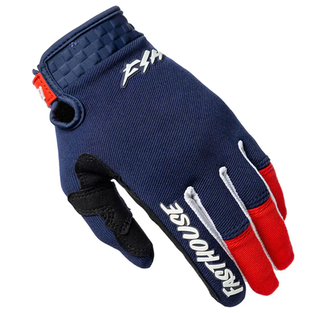 Fasthouse - 2026 Youth Speed Style Hudson Blue/Red Gloves - Image 2
