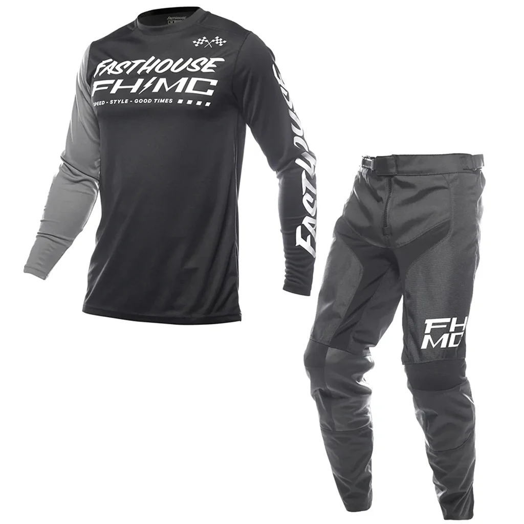 Fasthouse - Carbon Method Black/Gray MX Combo