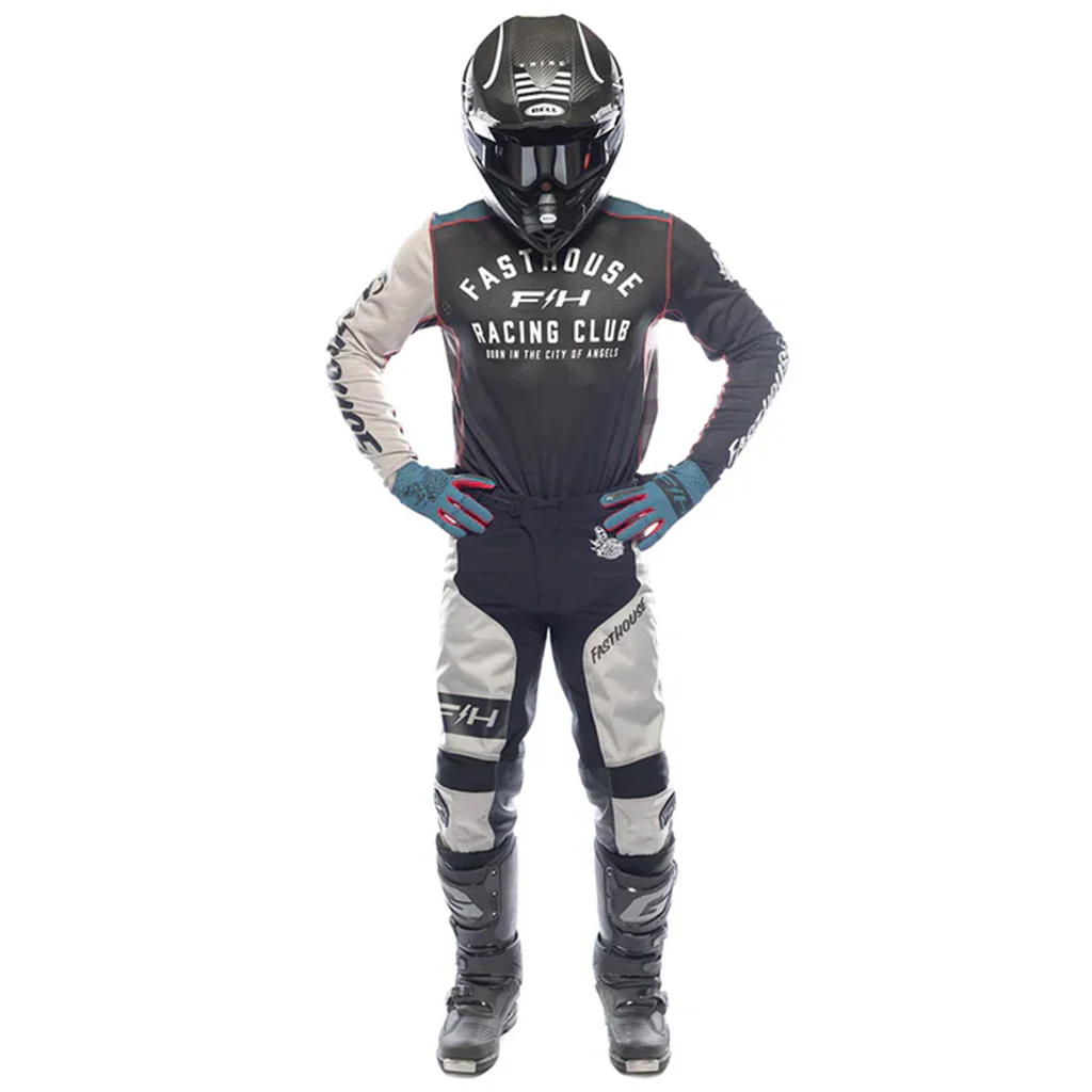 Fasthouse - Grindhouse Club Light Gray/Teal MX Combo - Image 2