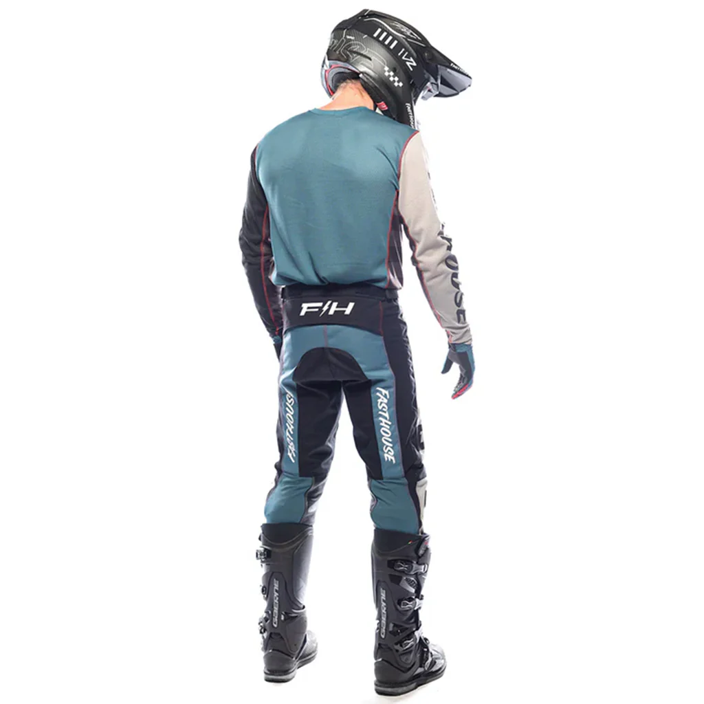 Fasthouse - Grindhouse Club Light Gray/Teal MX Combo - Image 3