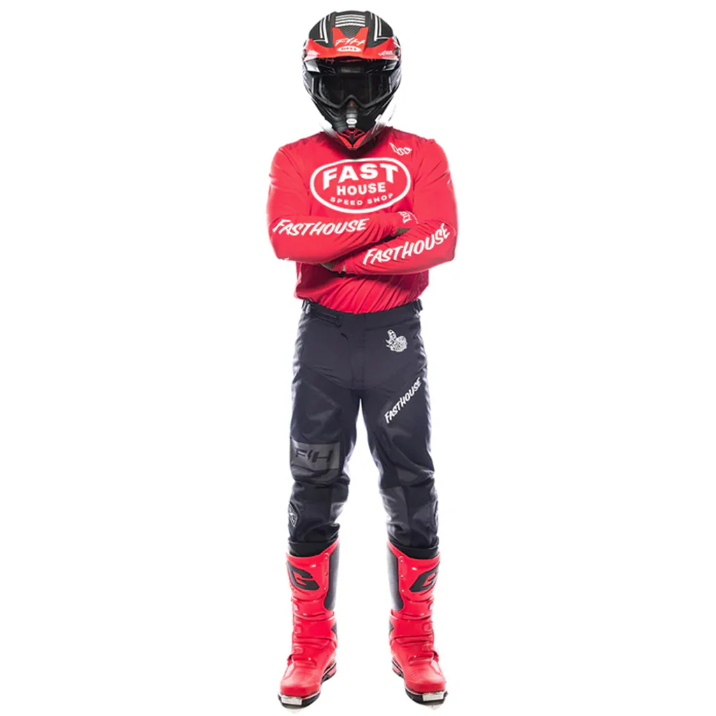 Fasthouse - Grindhouse Ramble Red/Black MX Combo - Image 2