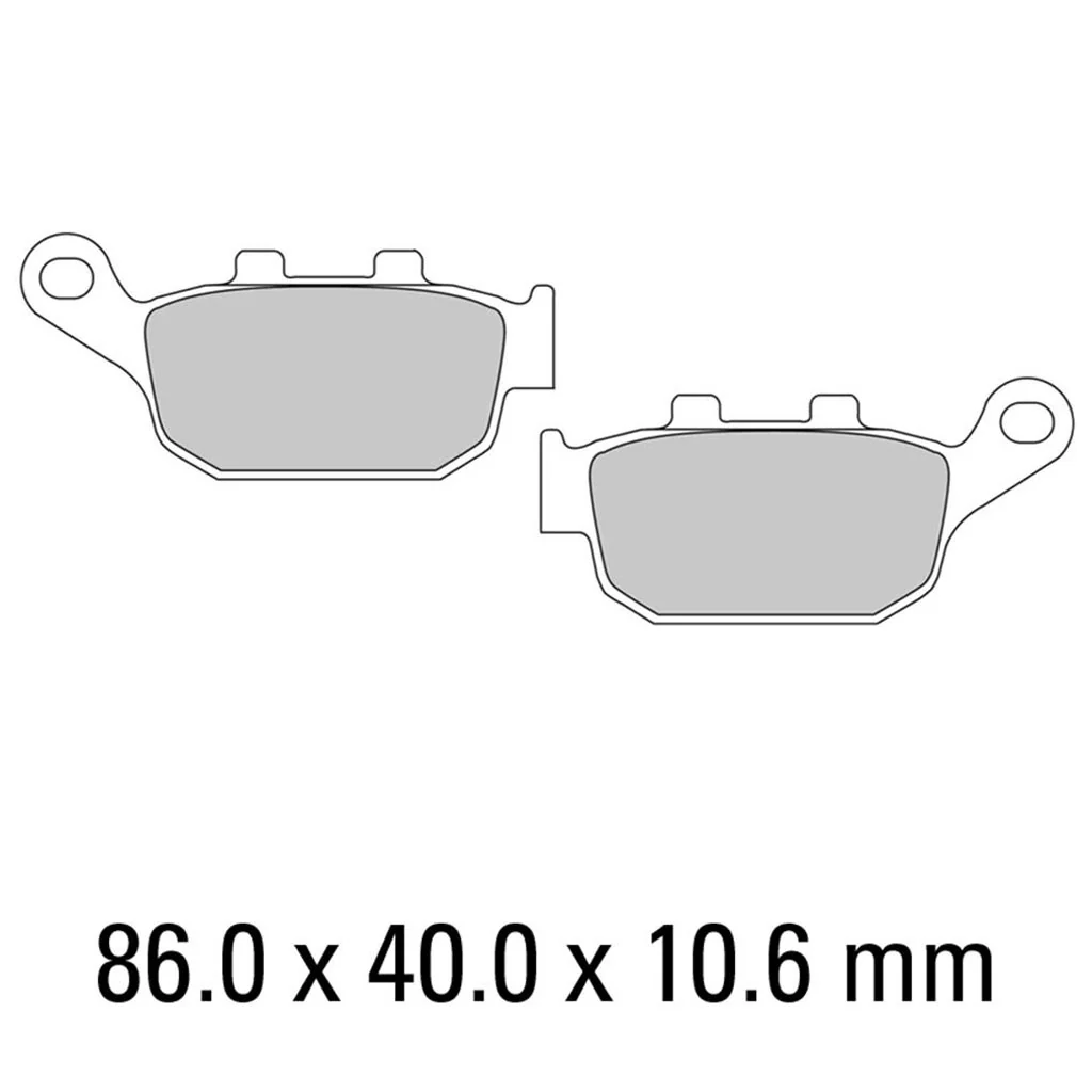 Ferodo - Non Sintered Brake Pad Set FDB531P