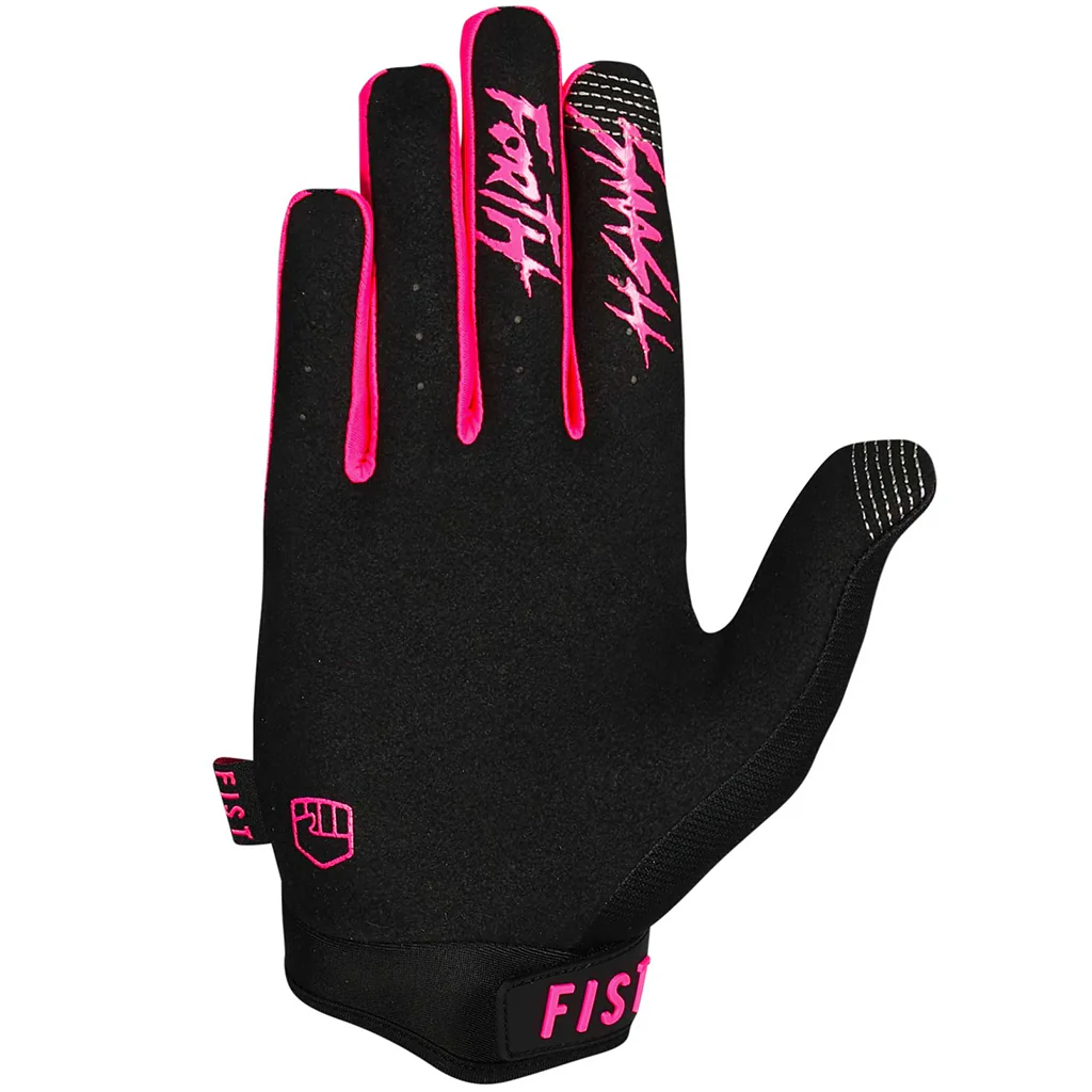 Fist - Strapped Black/Pink Gloves - Image 2