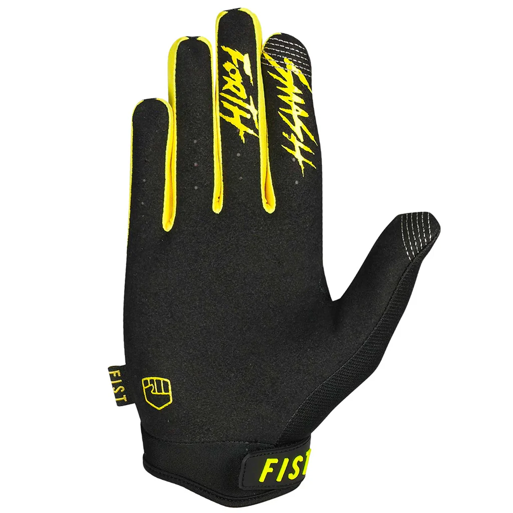 Fist - Strapped Black/Yellow Gloves - Image 2