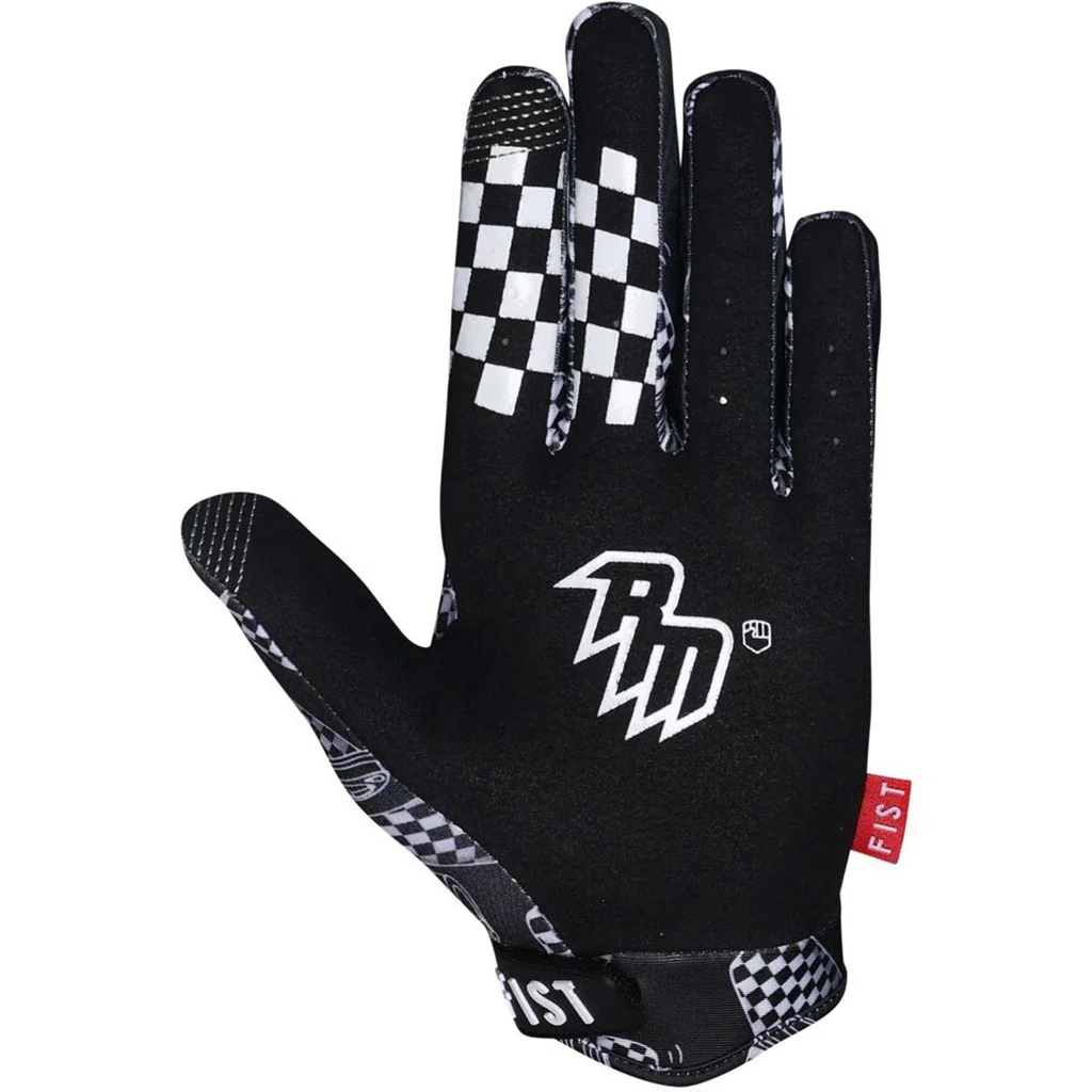 Fist - Strapped Romain Mahieu Chequered Cup Black/White Gloves - S - Image 3