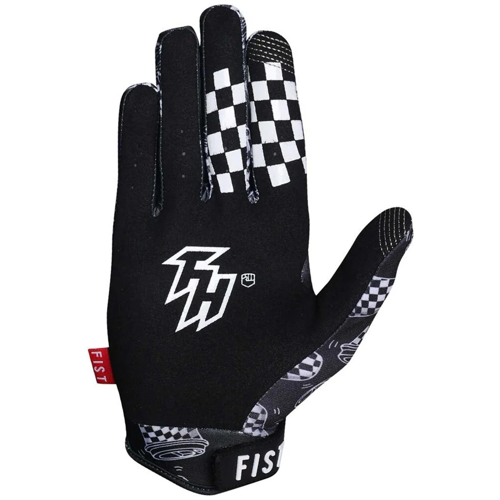 Fist - Strapped Romain Mahieu Chequered Cup Black/White Gloves - S - Image 4