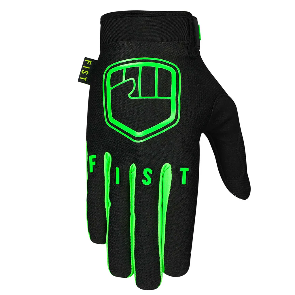 Fist - Youth Stocker Fluoro Green Gloves - Image 2