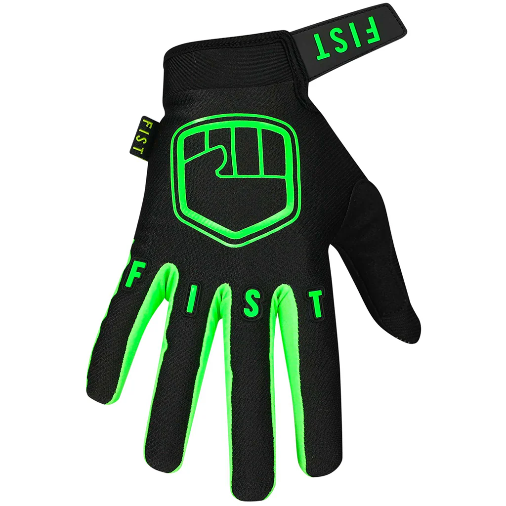 Fist - Youth Stocker Fluoro Green Gloves - Image 3