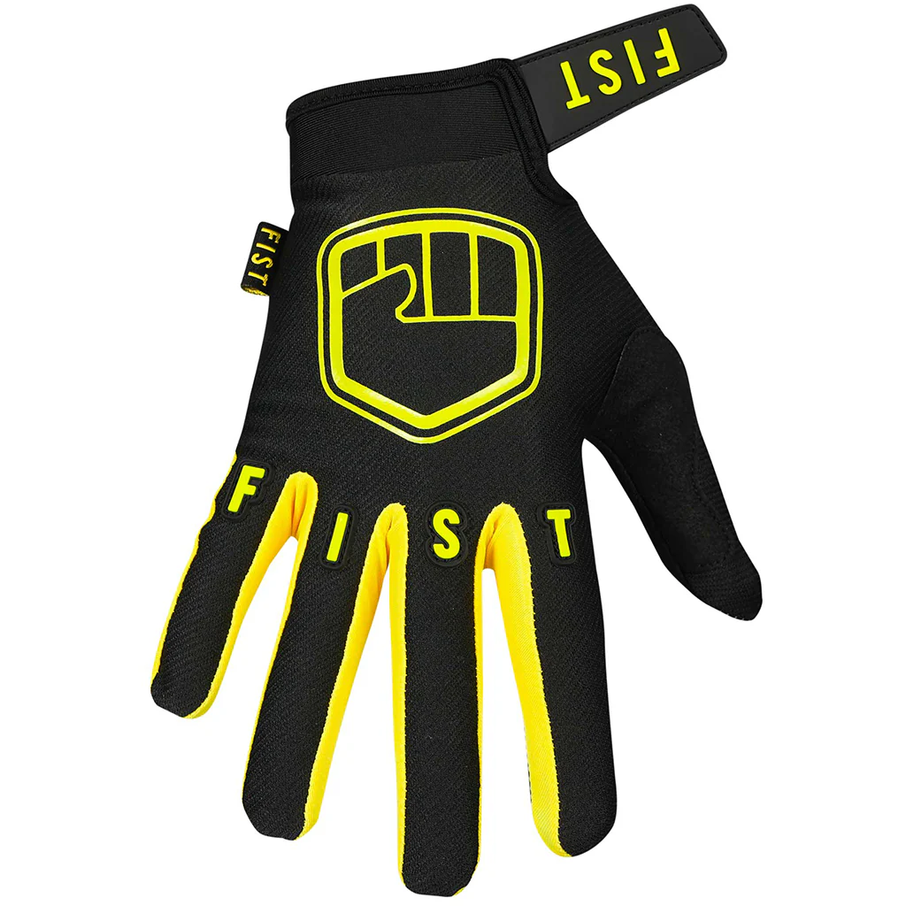 Fist - Youth Stocker Fluoro Yellow Gloves - Image 3