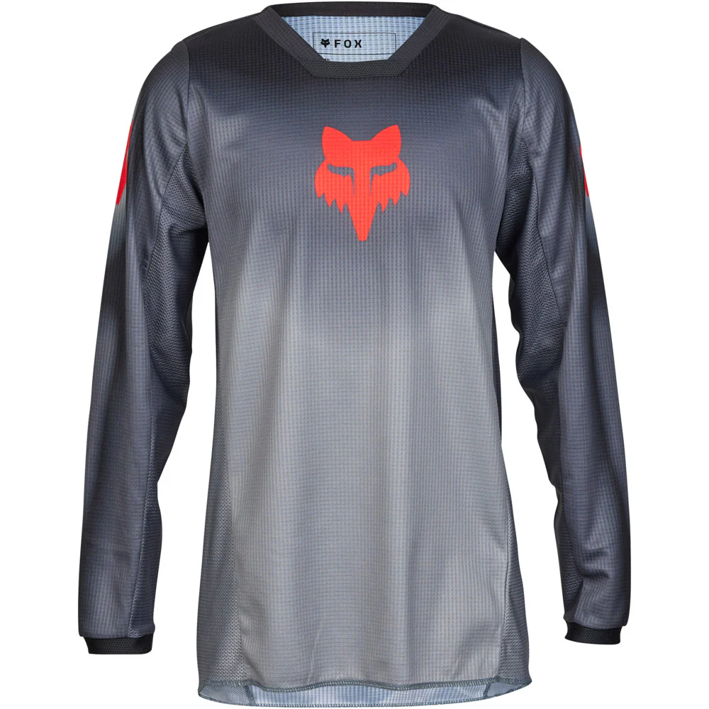 Fox - 180 Youth Interfere Grey Red Jersey - YS