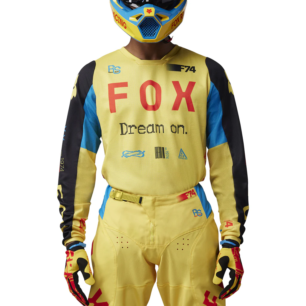 Fox - 2025 180 Race Spec Purple/Yellow Jersey - Image 3