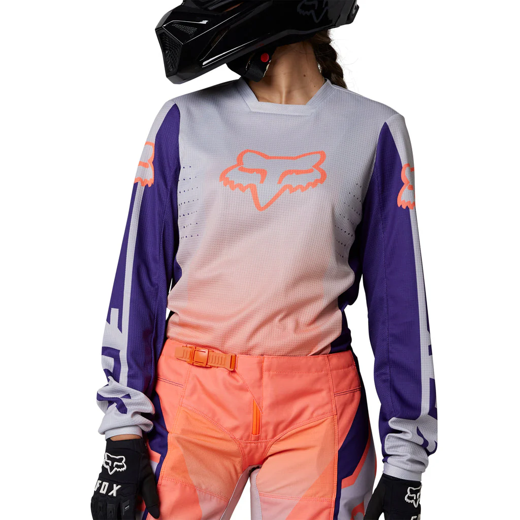 Fox - 2023 Womens 180 Leed Orange Jersey - Image 2