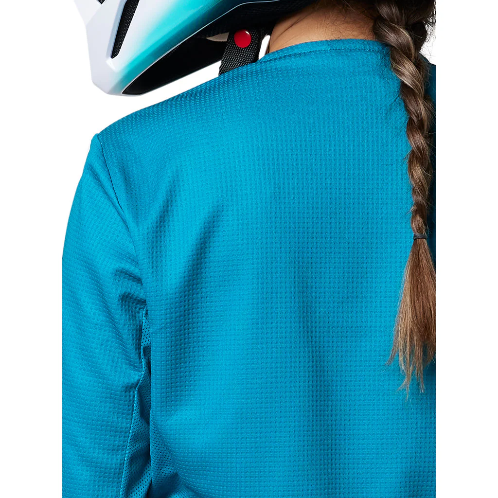 Fox - 2023 Womens 180 Toxsyk Blue Jersey - Image 4