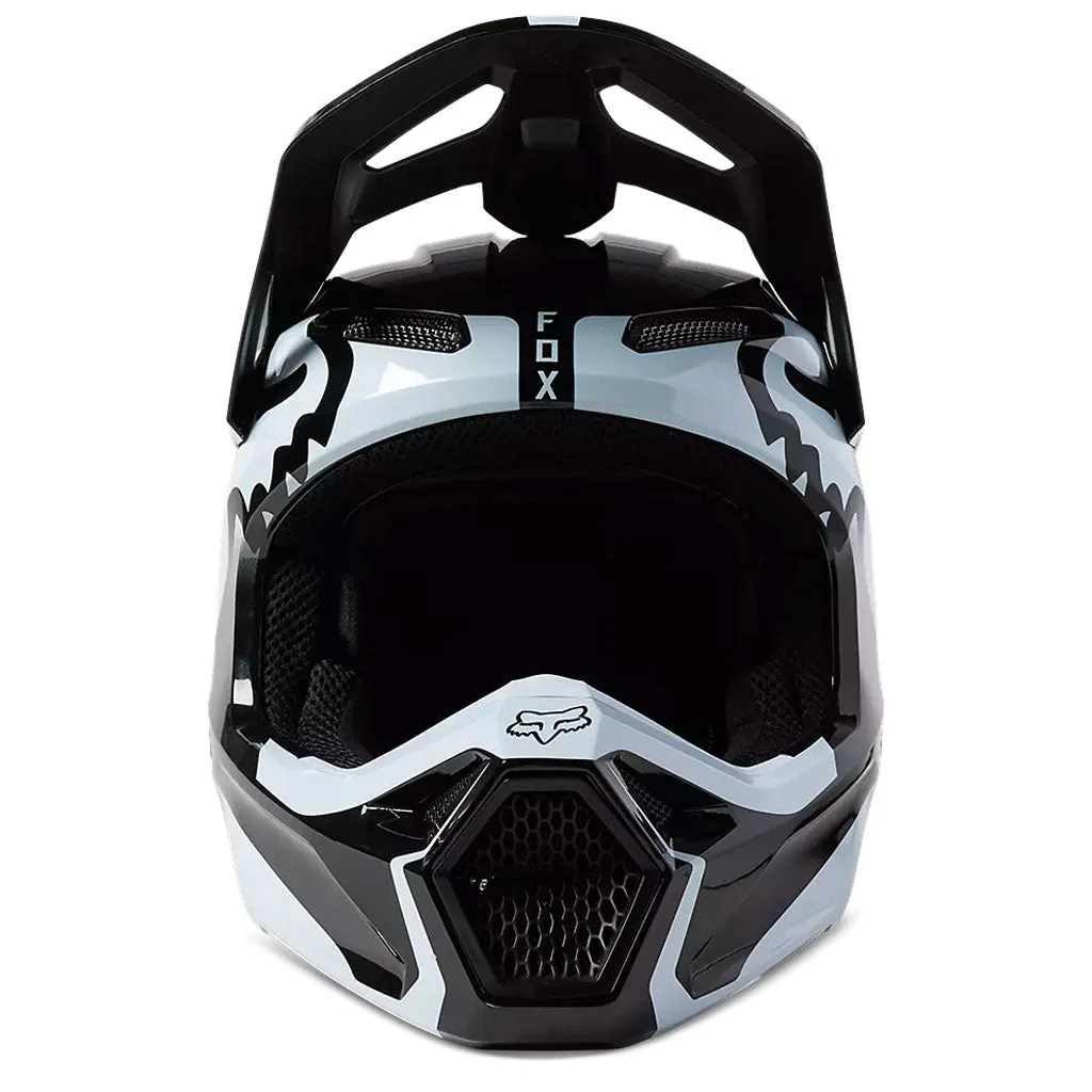 Fox - 2023 Youth V1 Leed Black/White Helmet - Image 6