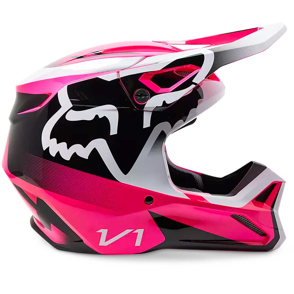 Fox - 2023 Youth V1 Leed Pink Helmet - Image 2