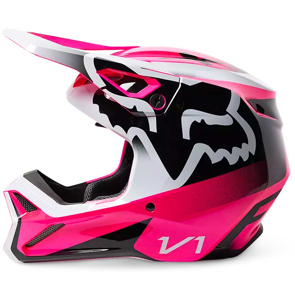Fox - 2023 Youth V1 Leed Pink Helmet - Image 3