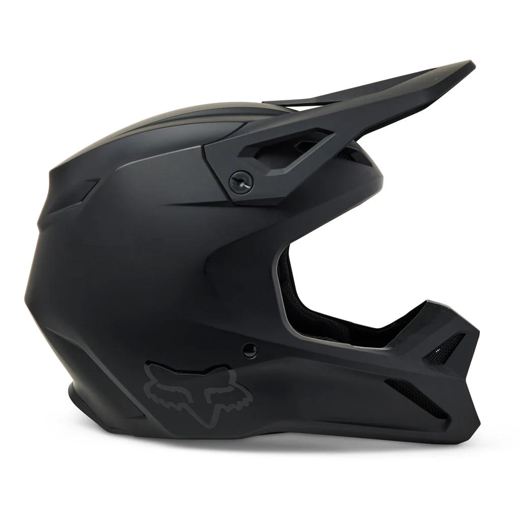 Fox - 2023 Youth V1 Matte Black Black Helmet - Image 3