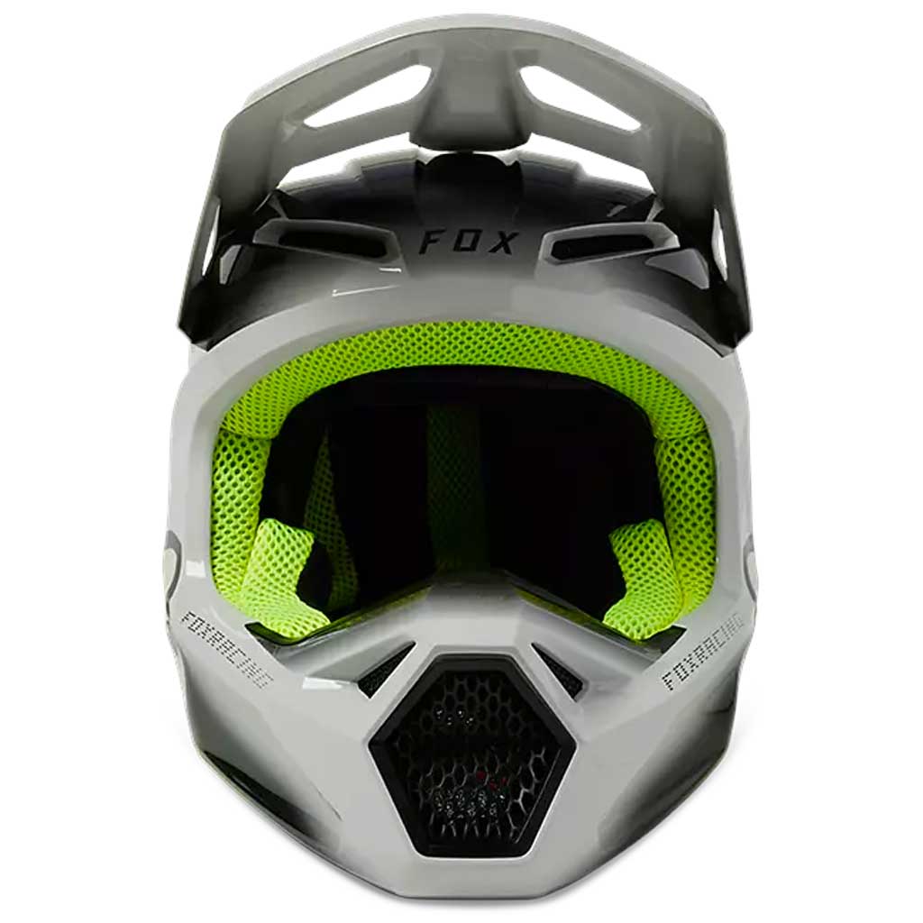 Fox - 2023 Youth V1 Toxsyk Grey Helmet - Image 2