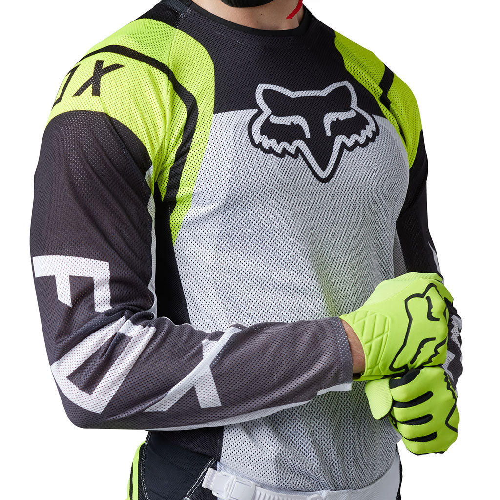 Fox - 2024 Airline Sensory Black/Grey/Yellow MX Combo - Image 4
