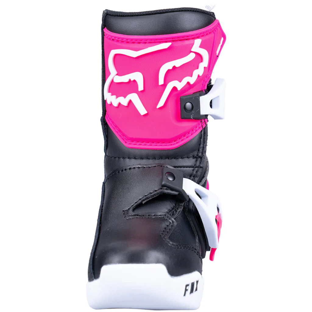 Fox - 2025 Kids Comp Black/Pink Mx Boots - Image 2