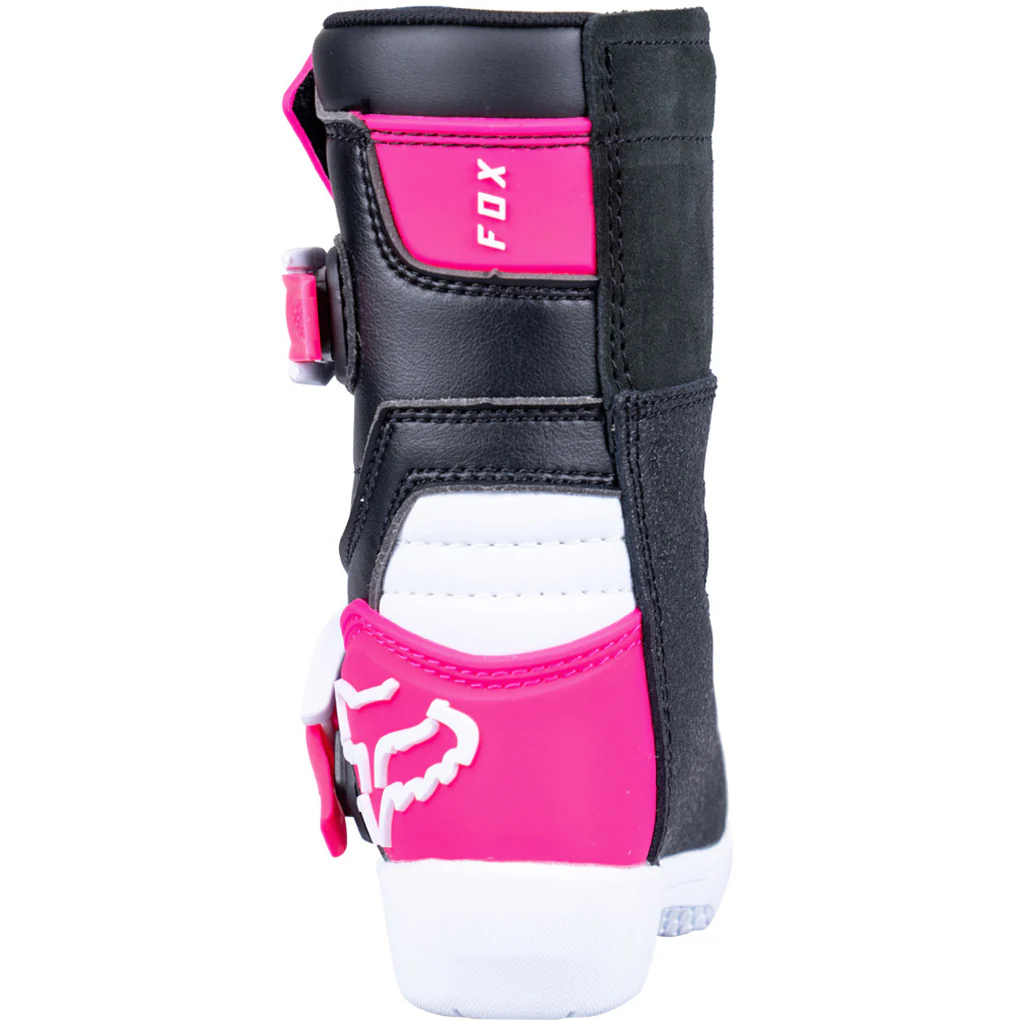 Fox - 2025 Kids Comp Black/Pink Mx Boots - Image 3
