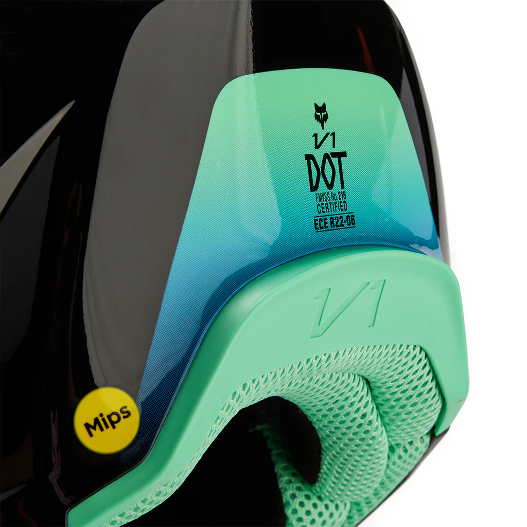 Fox - 2024 V1 Ballast Black/Blue Helmet - Image 7