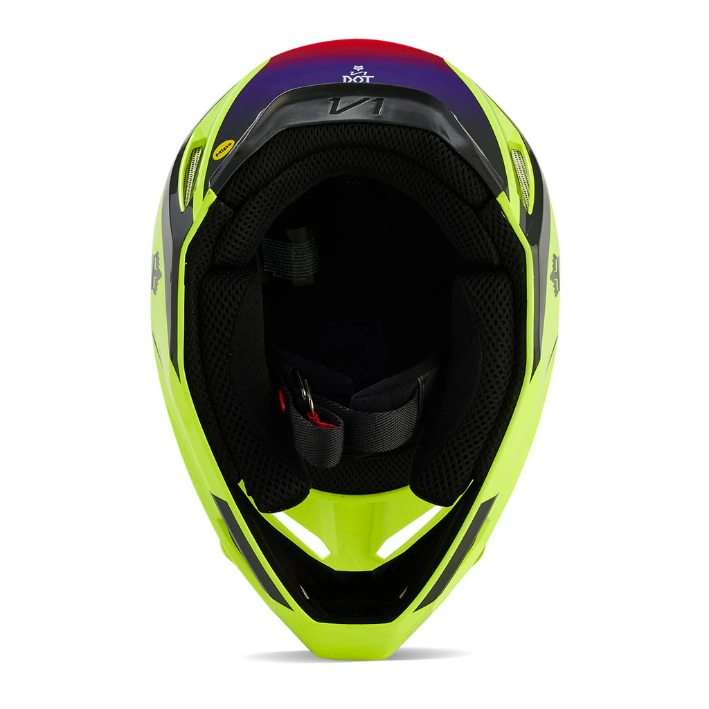 Fox - 2024 V1 Flora Yellow Helmet - Image 6