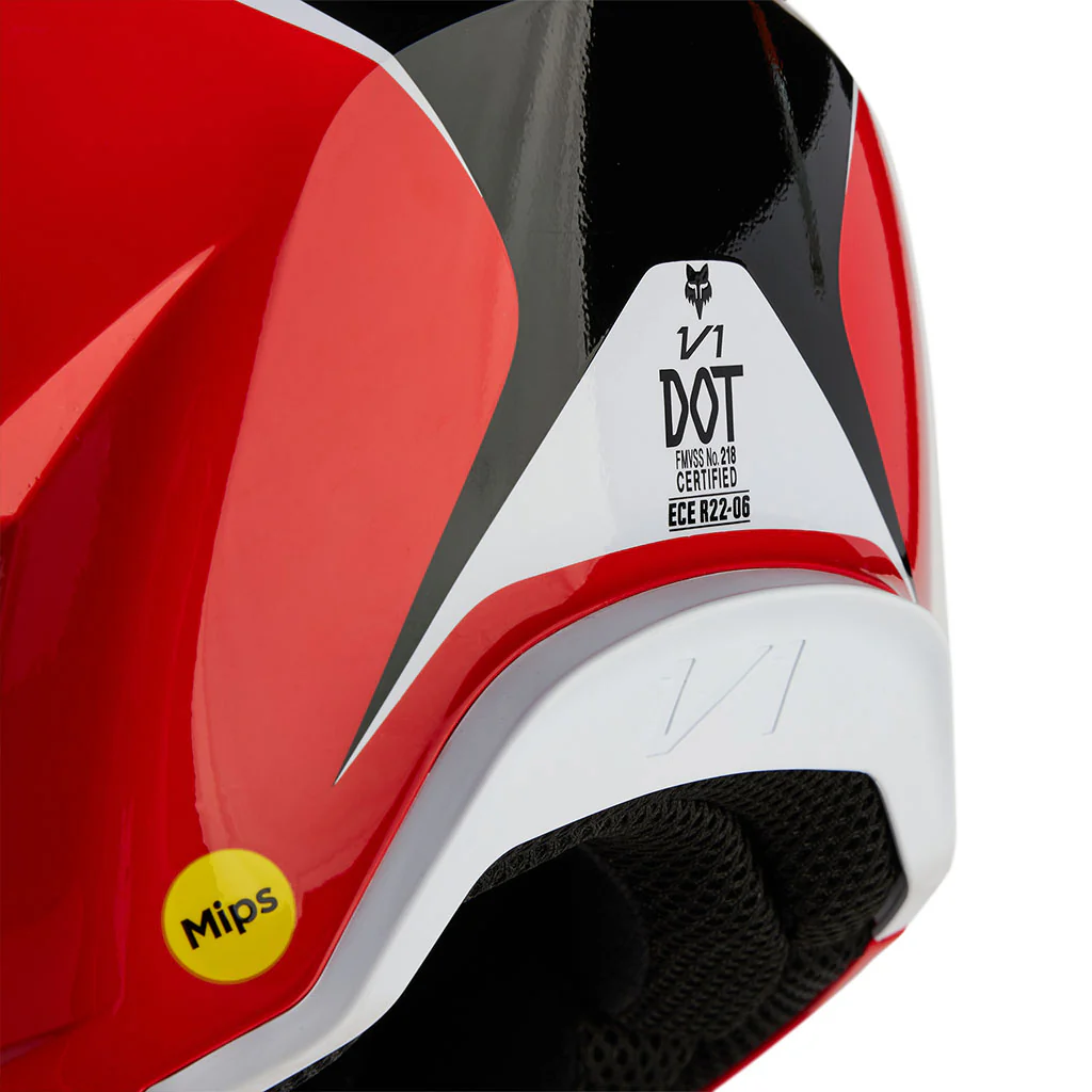 Fox - 2024 V1 Nitro Flo Red/Black Helmet - Image 9